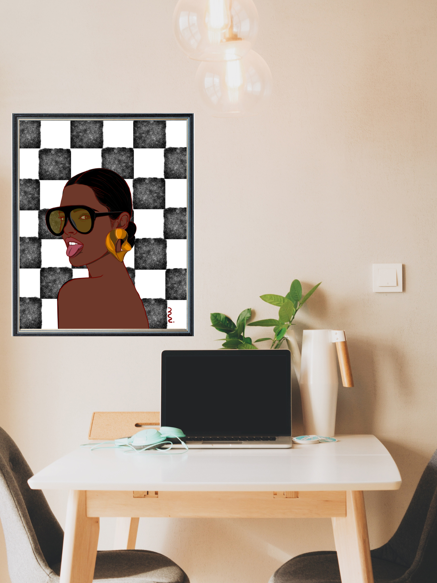 Iconic - Checkered Print