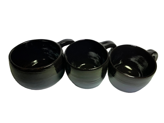 Black mug set