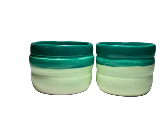 Teal planters