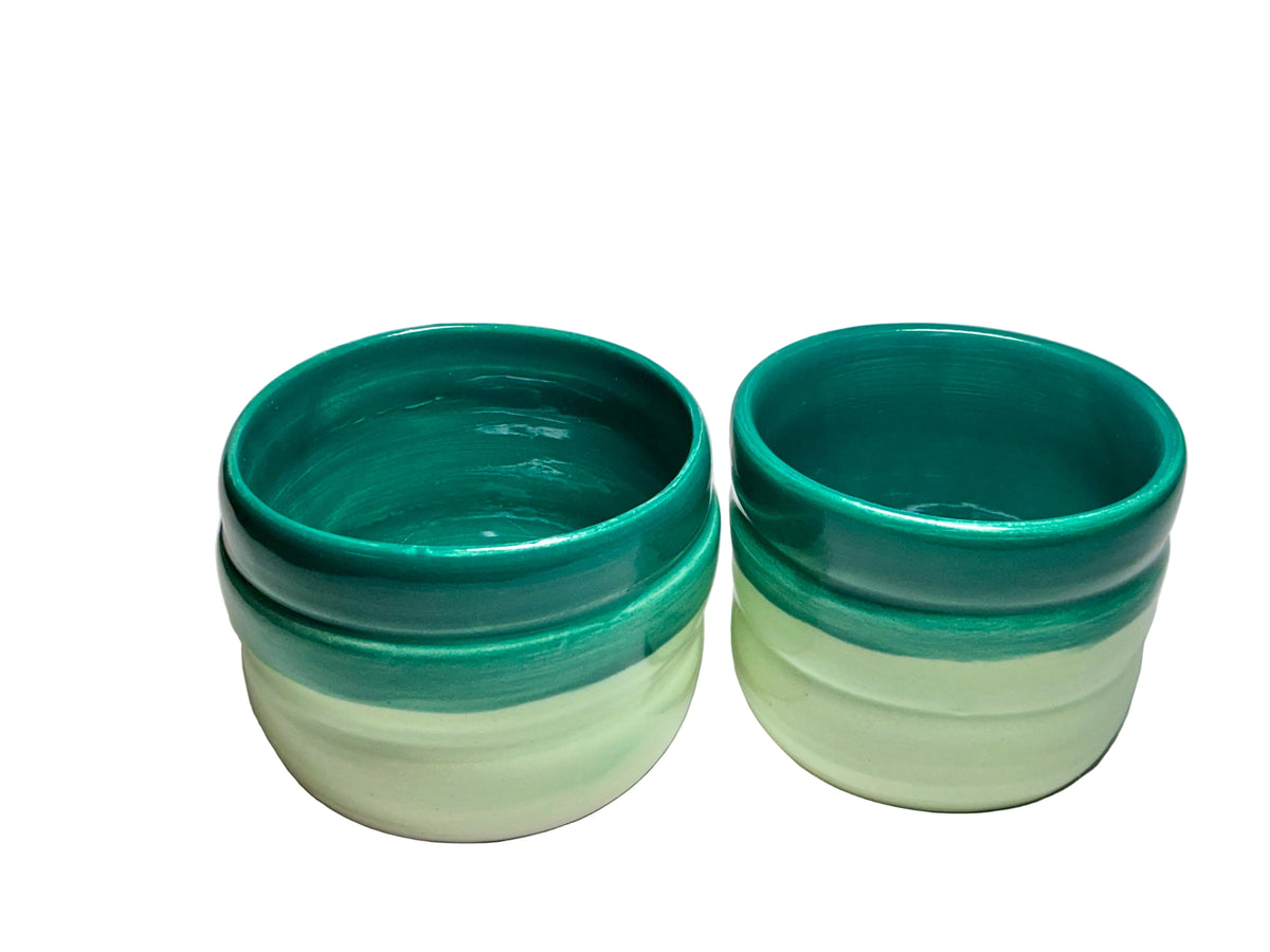 Teal planters