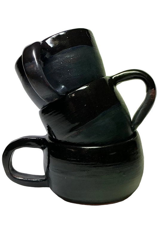 Black mug set