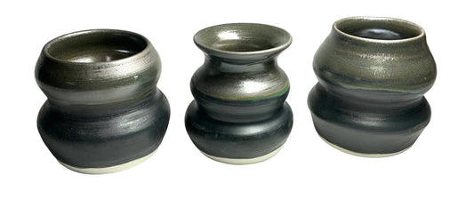 Black Vase Set