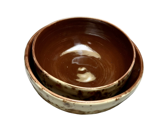 Brown Speckled Bowls