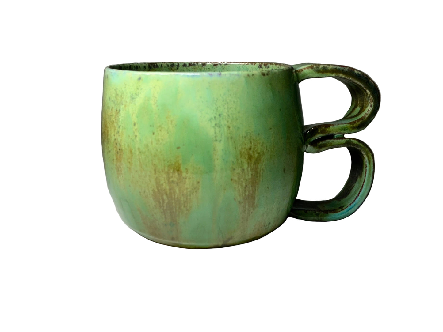 ‘m’ handle mug