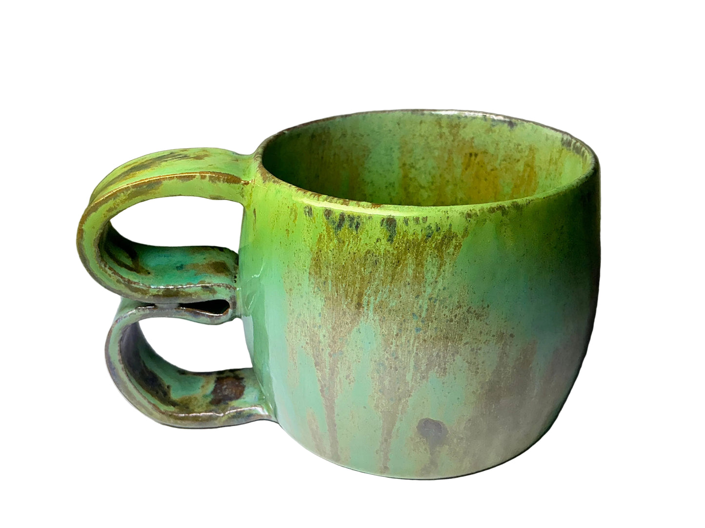 ‘m’ handle mug