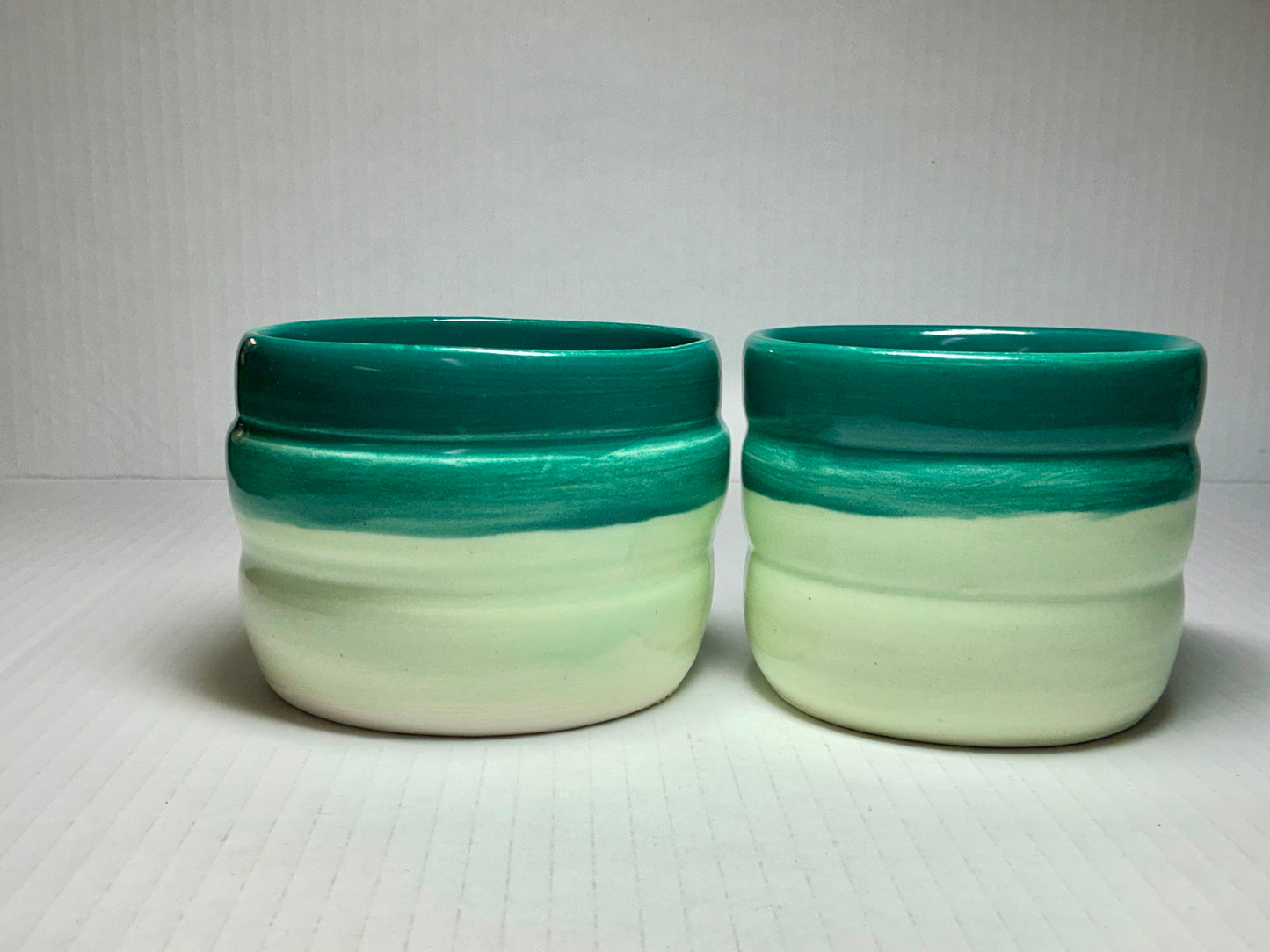 Teal planters