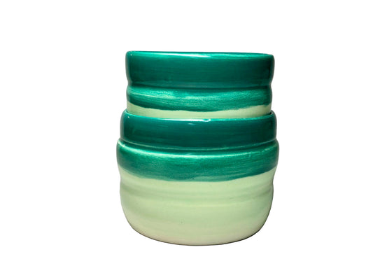 Teal planters