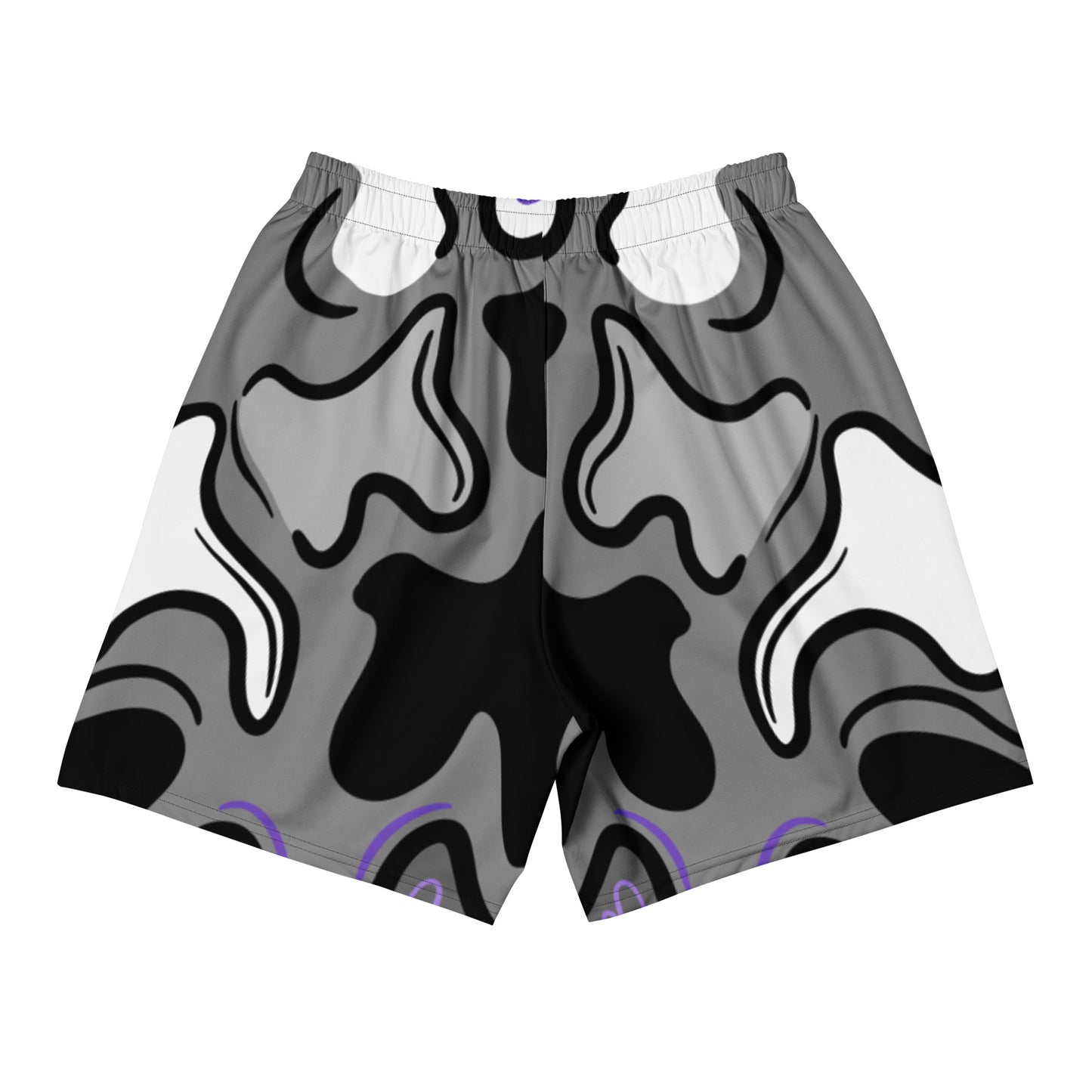 Gray Unisex Athletic Shorts