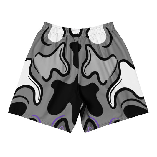 Gray Unisex Athletic Shorts