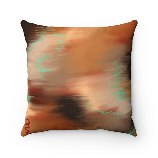 Faux Suede Square Pillow
