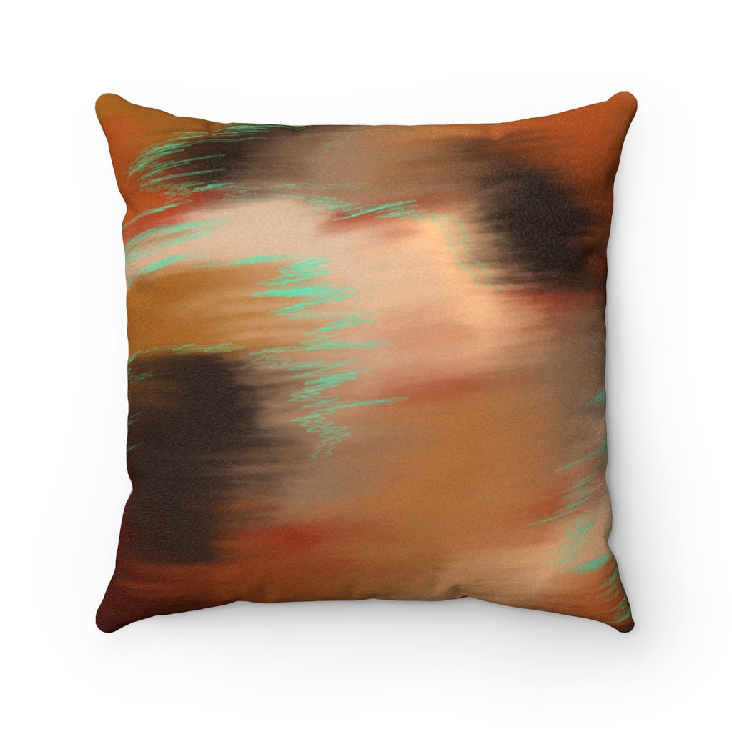 Faux Suede Square Pillow