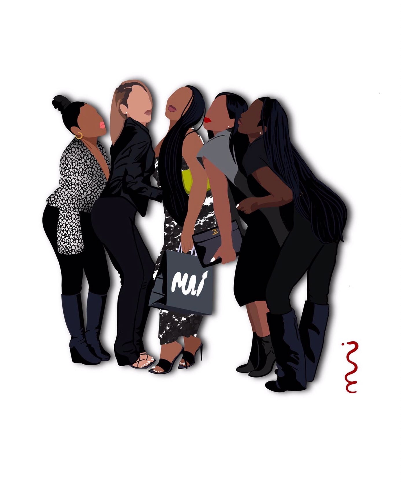 ‘ The Gworls ’ Print